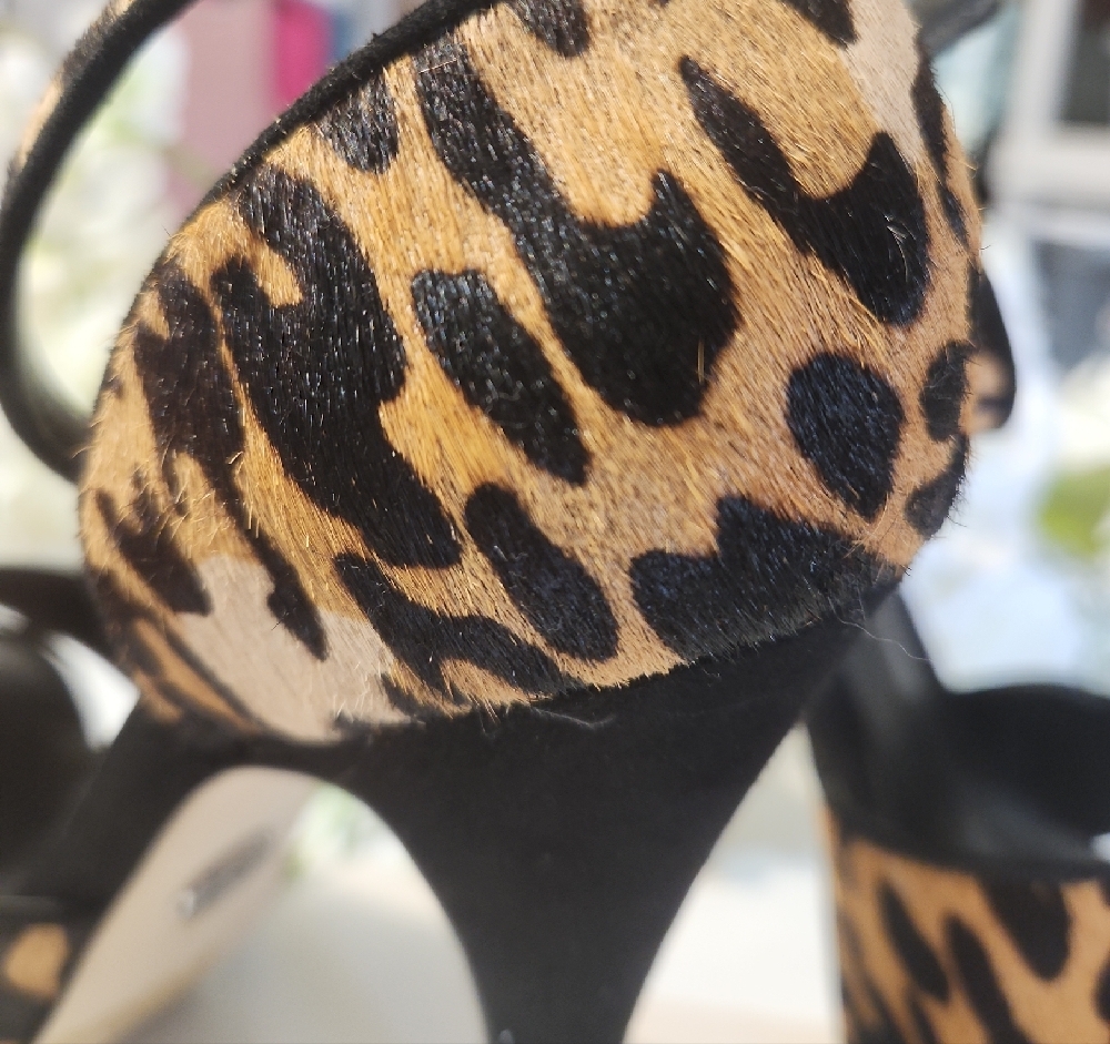 bebe Animal Print Platform Heels - Picture 13 of 13